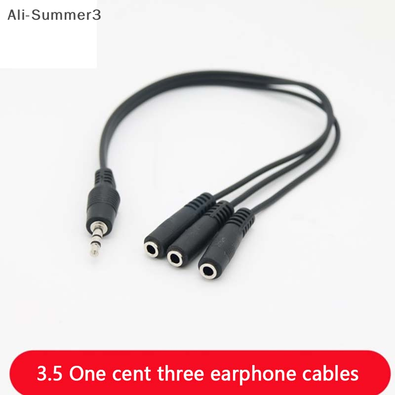 Earphone Splitter Jack - อะแดปเตอร์แยกสัญญาณเสียง 3.5 มม. แบบ 3 ทาง