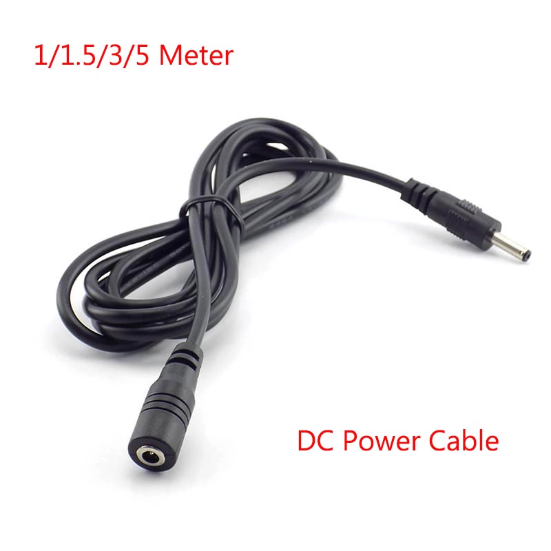 Cable Extension 3.5 - 1/1ตัวขยายสายไฟ DC ตัวผู้ตัวเมีย5/3/5ม. อะแดปเตอร์สายไฟ2A 5V ตัวเชื่อมต่อ3.5มม.