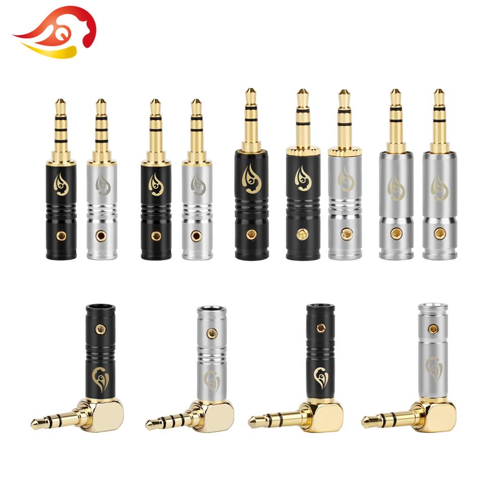 Audiophile Headphone Wired - QYFANG แจ็ค 3.5 มม.3/4 เสาหูฟังสเตอริโอปลั๊กอะแดปเตอร์ 90