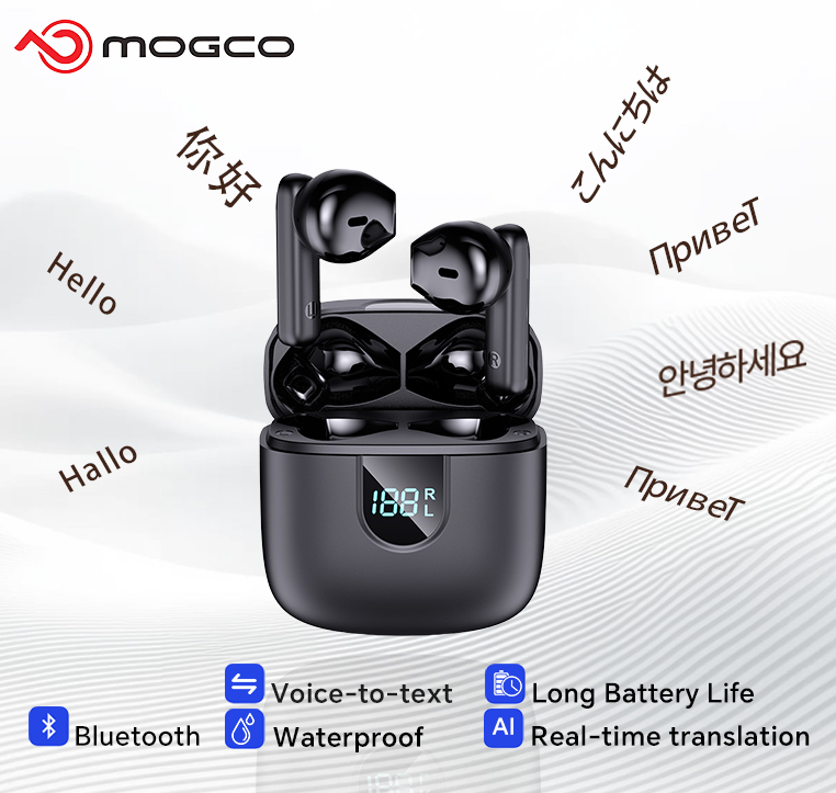 Noise Cancelling Headphone - หูฟังแปลภาษา AI A18 รองรับ 164 ภาษา