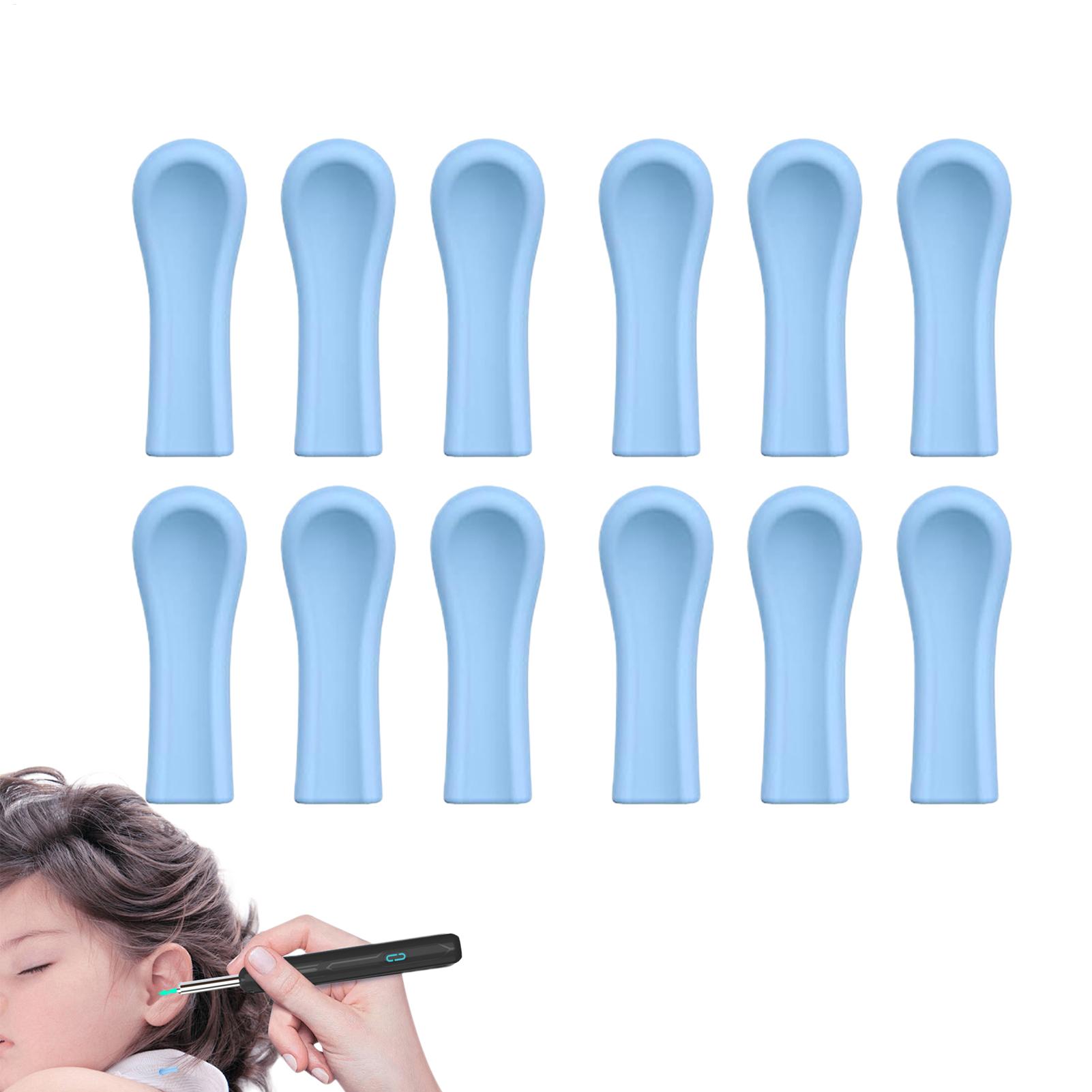 Silicone Ear Tip Replacement - หัวตักขี้หูซิลิโคนแบบเปลี่ยนได้ ใช้ซ้ำได้ สำหรับกล้องตรวจหู ใช้กับที่ตักขี้หูแบบมีกล้องส่วนใหญ่