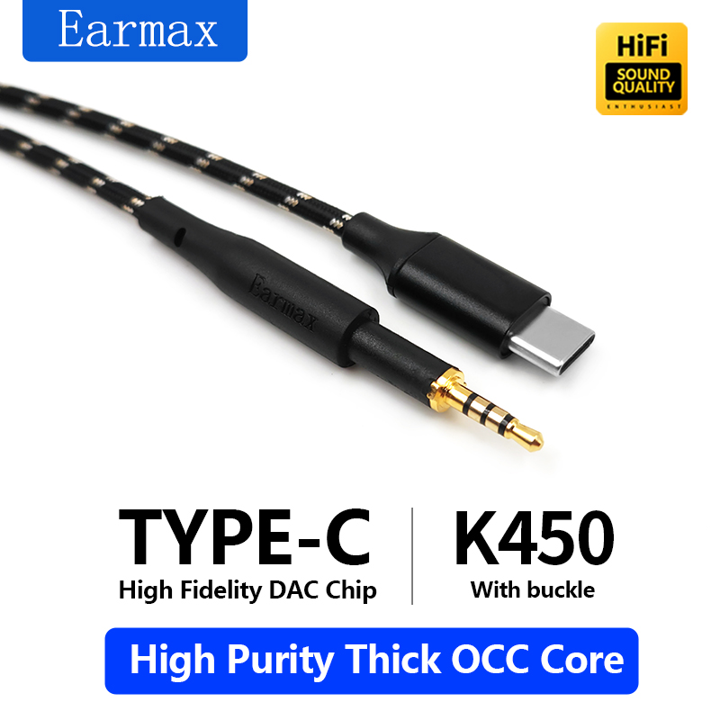 Usb C Earphone - สําหรับ AKG Q460 K480 K450 K452