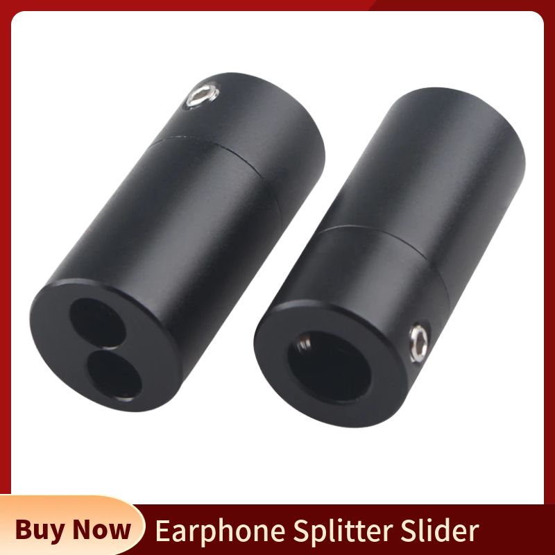 Audio Splitter Y - หูฟัง Splitter Slider DIY ขั้วต่อ RCA