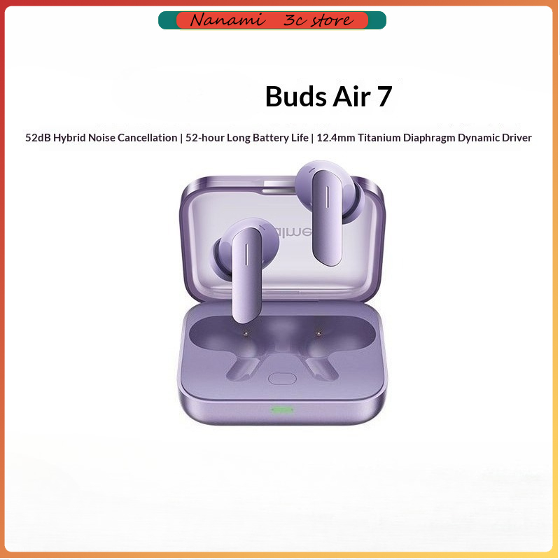 Noise Cancelling Headphone - หูฟังไร้สาย realme Buds Air 7 ตัดเสียงรบกวน