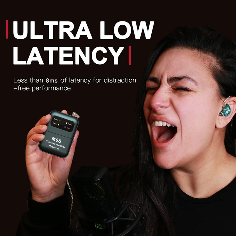 In Ear Monitor Iem - A73E-2.4G ไร้สาย In Ear Monitor ระบบไร้สาย