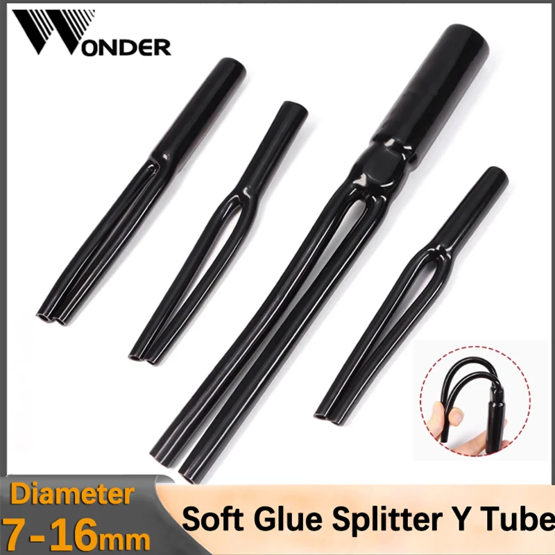 Audio Splitter Y - 1-10ชิ้น peaker สายสายออดิโอ HIFI ไม่มีท่อแยก PVC