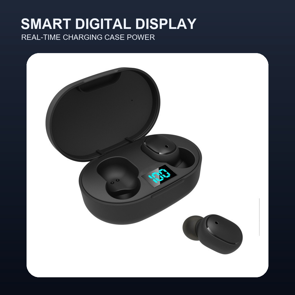 Wireless Earbuds Tws - จอแสดงผลดิจิตอล TWS บลูทูธ 5.0 หูฟังไร้สาย หูฟังอินเอียร์ขนาดเล็ก