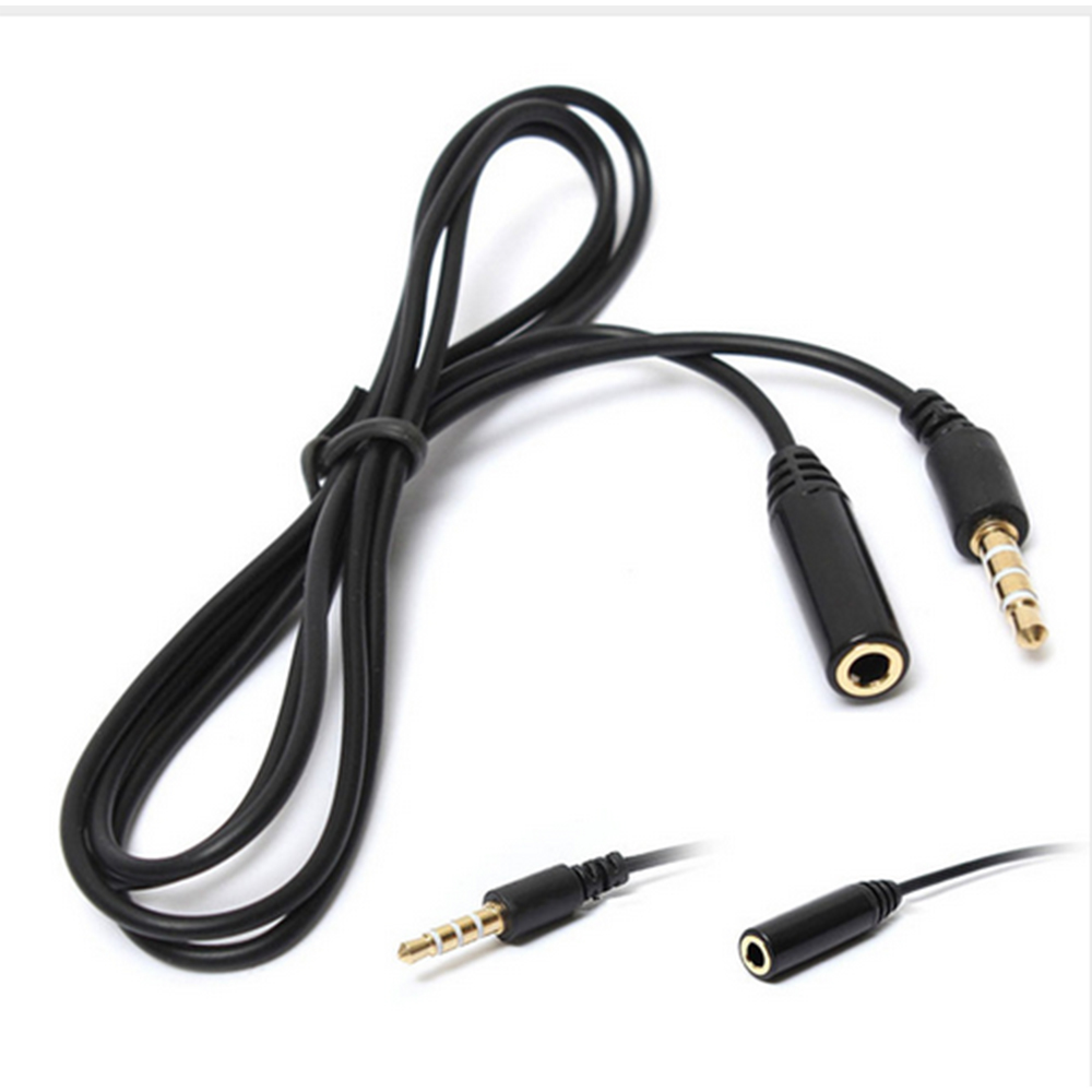 ใหม่สายแจ็ค4ขั้วตัวผู้ไปยังตัว - Cable Extension 3.5 บทวิจารณ์และราคา