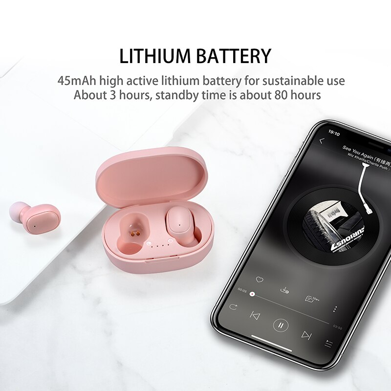 A6S TWS หูฟังไร้สายบลูทูธ 5.0  - Bluetooth Headset On Ear บทวิจารณ์และราคา