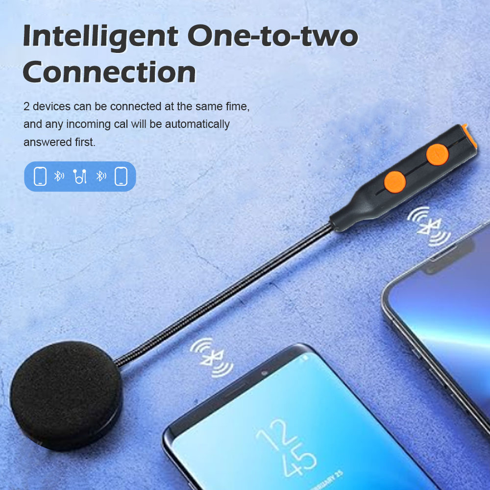 คิโฮสชุดหูฟังติดหมวกกันน็อคมอเ - Bluetooth Headset On Ear บทวิจารณ์และราคา