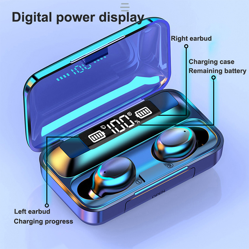 2026 F9 หูฟังไร้สายจอแสดงผล LE - Bluetooth Headset On Ear บทวิจารณ์และราคา