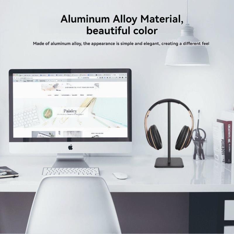 พลาสติกเดสก์ท็อปขาตั้งหูฟังแบบ - Headphone Stand Desk บทวิจารณ์และราคา