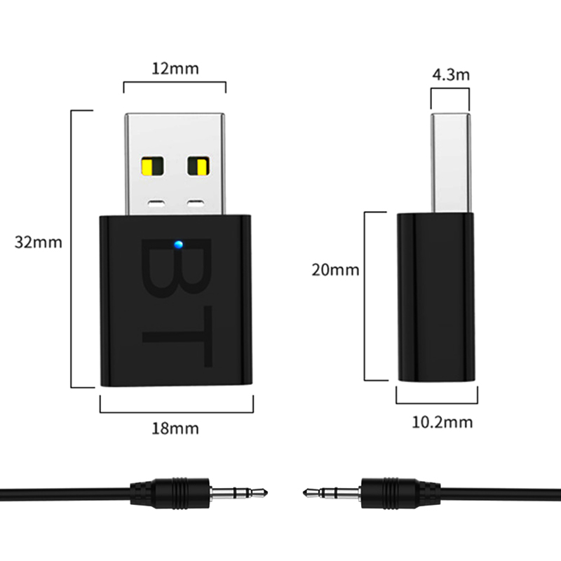 บลูทูธ 5.0 ตัวรับสัญญาณ USB 3. - Bluetooth Adapter Receiver บทวิจารณ์และราคา