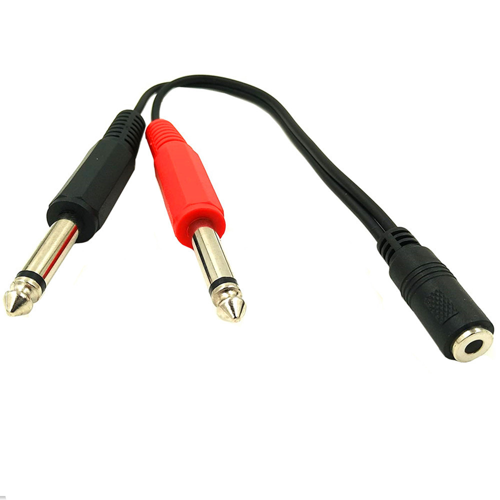 สายอะแดปเตอร์แปลง 6.35 มม. ตัว - Audio Splitter Y บทวิจารณ์และราคา
