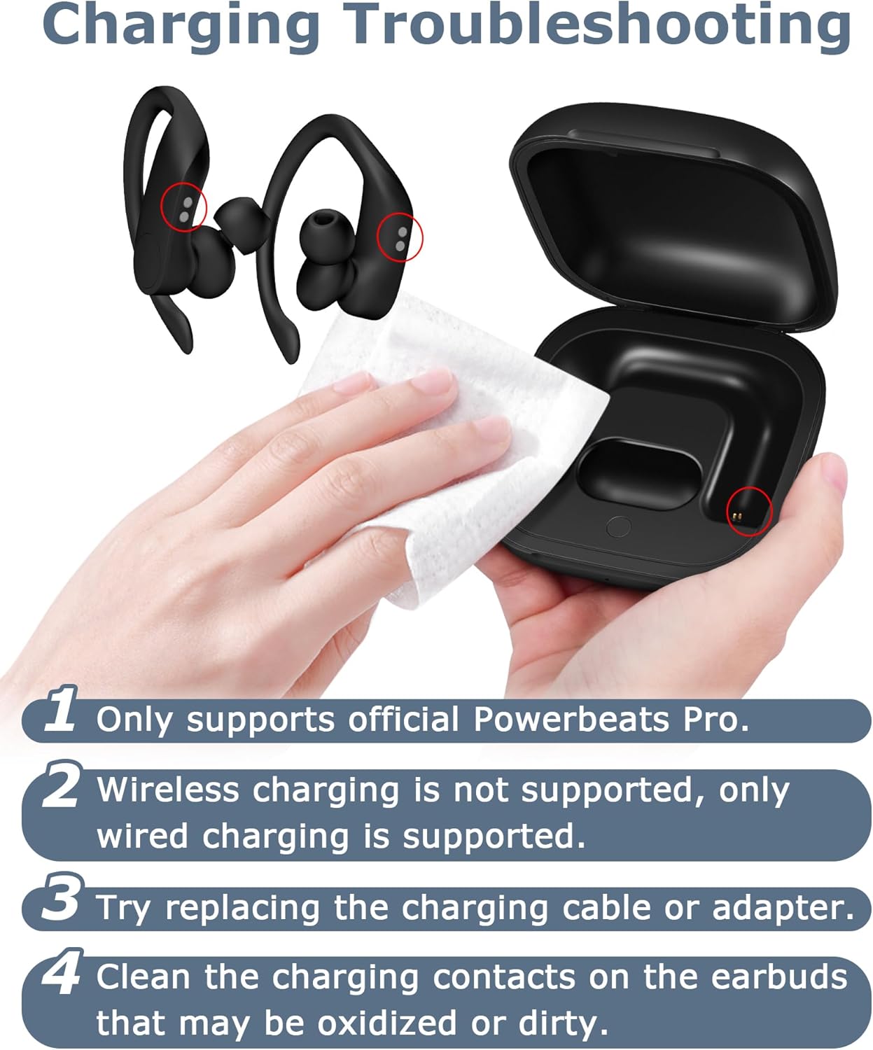 เคสชาร์จทดแทนสำหรับหูฟังบีตส์  - Earbuds Charging Case บทวิจารณ์และราคา