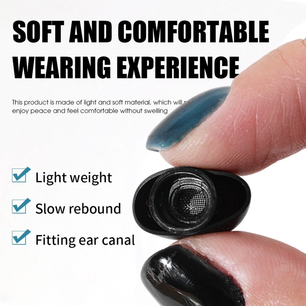 จุกหูฟังซิลิโคนพร้อมรูลดเสียงร - Silicone Ear Tip Replacement บทวิจารณ์และราคา