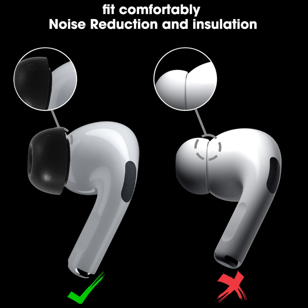 จุกหูฟังซิลิโคนพร้อมรูลดเสียงร - Silicone Ear Tip Replacement บทวิจารณ์และราคา