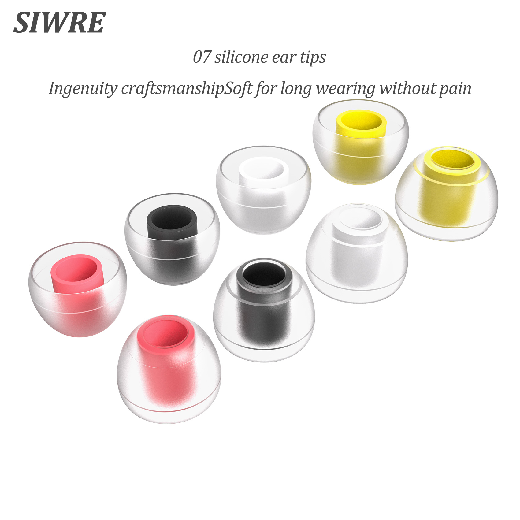 SIWRE 07 ซิลิโคนเอียร์ทิปส์สำห - In Ear Monitor Iem บทวิจารณ์และราคา