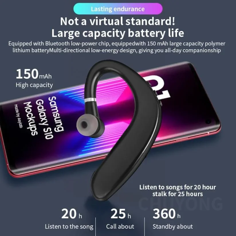หูฟังบลูทูธไร้สายแบบใหม่ หูฟัง - Sports Earphone Hook บทวิจารณ์และราคา