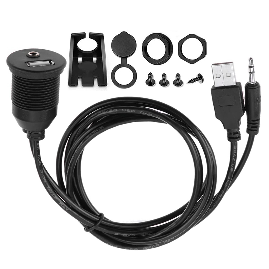 1เมตร USB & 3.5มิลลิเมตร AUX ช - Cable Extension 3.5 บทวิจารณ์และราคา