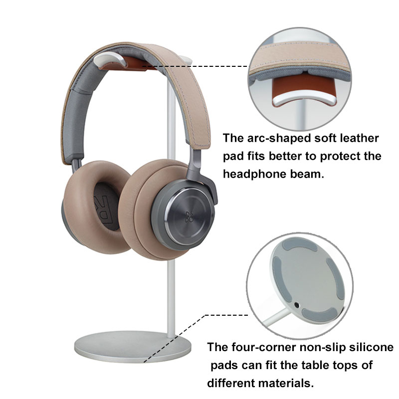 อลูมิเนียมโค้งขาตั้งหูฟัง Rack - Headphone Stand Desk บทวิจารณ์และราคา