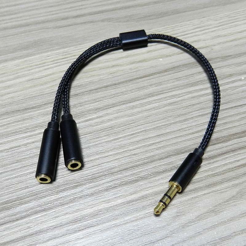 ตัวแยกสัญญาณเสียง 3.5 มม. แจ็ค - Audio Splitter Y บทวิจารณ์และราคา