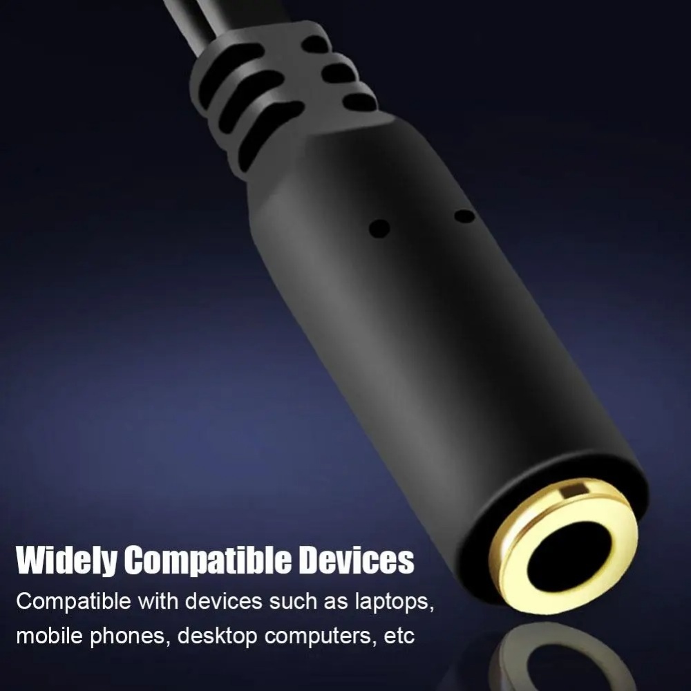 ตัวแยกสัญญาณเสียงไมโครโฟนหูฟัง - Audio Splitter Y บทวิจารณ์และราคา