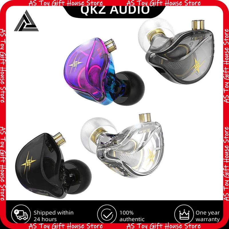 หูฟังแบบมีสาย QKZ ZXT สำหรับใส - Wired Earphone Mic บทวิจารณ์และราคา