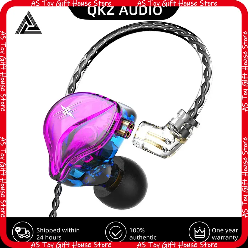 หูฟังแบบมีสาย QKZ ZXT สำหรับใส - Wired Earphone Mic บทวิจารณ์และราคา