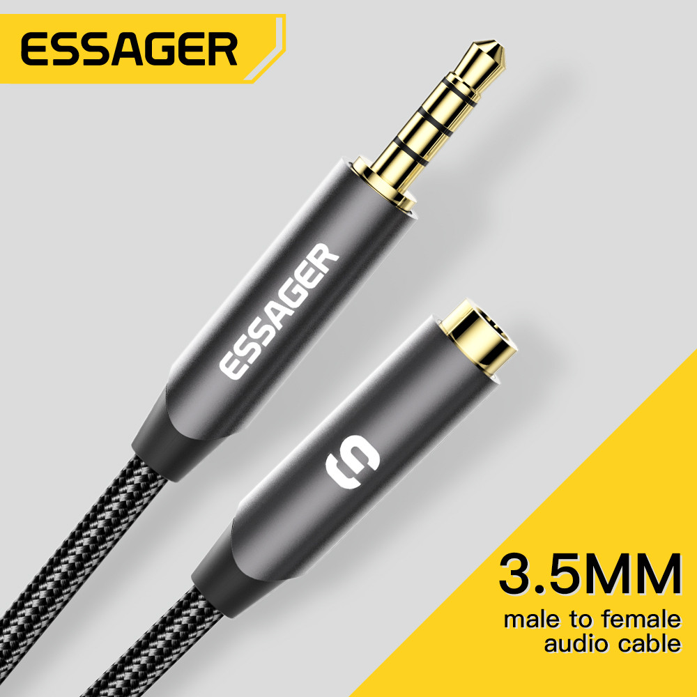 Essager สายต่อหูฟังสายสัญญาณ3. - Earphone Splitter Jack บทวิจารณ์และราคา
