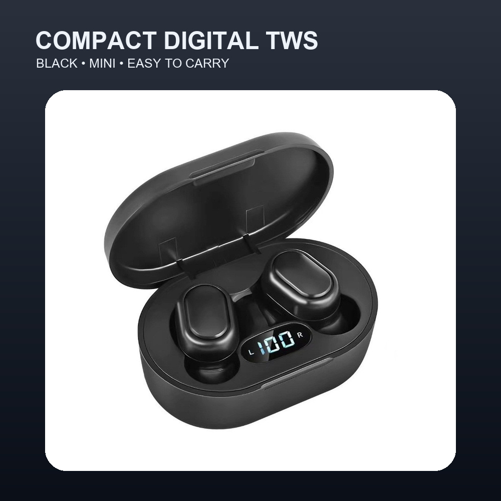 จอแสดงผลดิจิตอล TWS บลูทูธ 5.0 - Wireless Earbuds Tws บทวิจารณ์และราคา