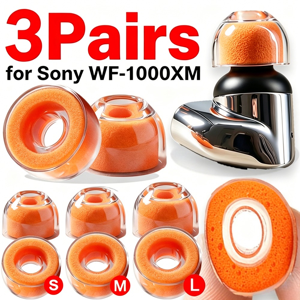 1-3 คู่สำหรับโซนี่ WF-1000XM6/ - Earphone Foam Tip บทวิจารณ์และราคา