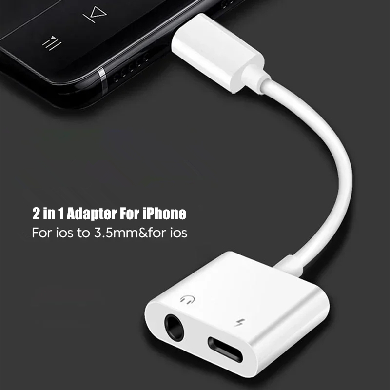 อะแดปเตอร์แปลงเสียงและชาร์จ 2  - Earphone Splitter Jack บทวิจารณ์และราคา