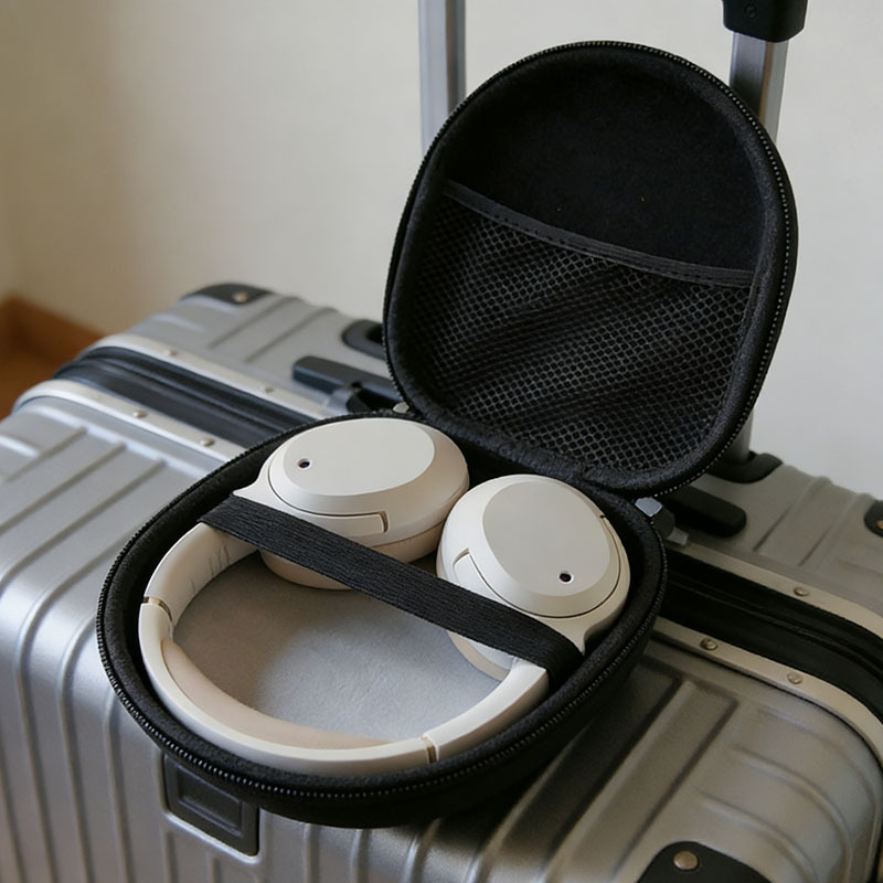 กล่องเก็บหูฟัง 1 ชิ้นสีดำ EVA  - Headphone Case Hard บทวิจารณ์และราคา
