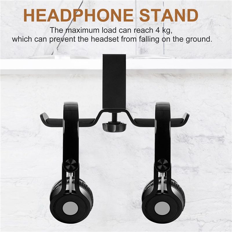 ขาตั้งหูฟังแบบคู่ใต้โต๊ะ, ที่แ - Headphone Stand Desk บทวิจารณ์และราคา